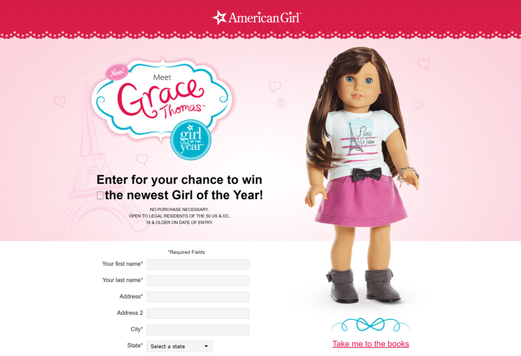 American Girl contest